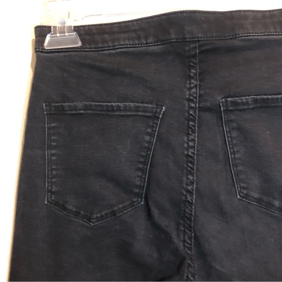 H&M Girls Black High Waist Jeggings, girls size 13-14Y. - Picture 4 of 5